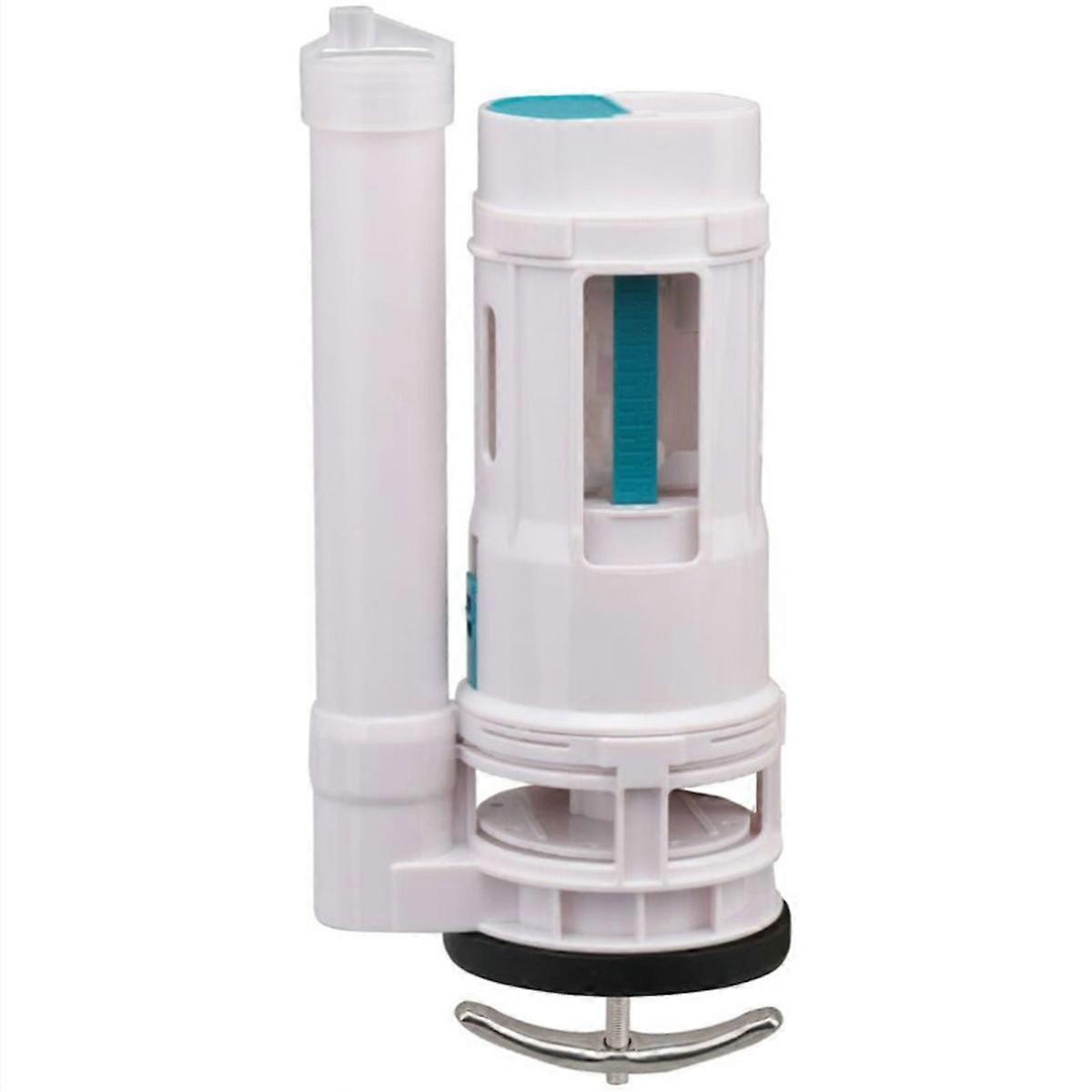 Toilet Fill Valve with Double Push Button, Dual Flush System