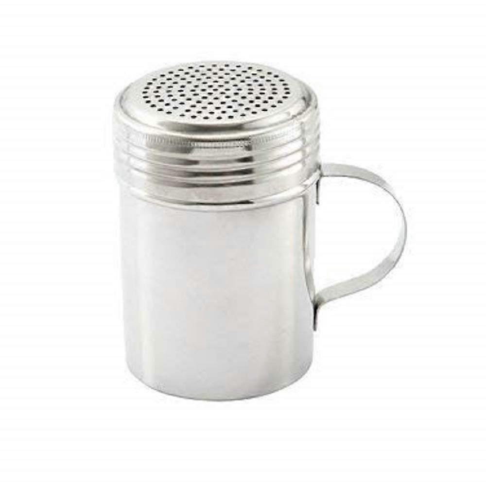 Stainless Steel Dredge Shaker Set of 2 with Fine Mesh Screens for Cooking and Baking, Durable Kitchen Tool