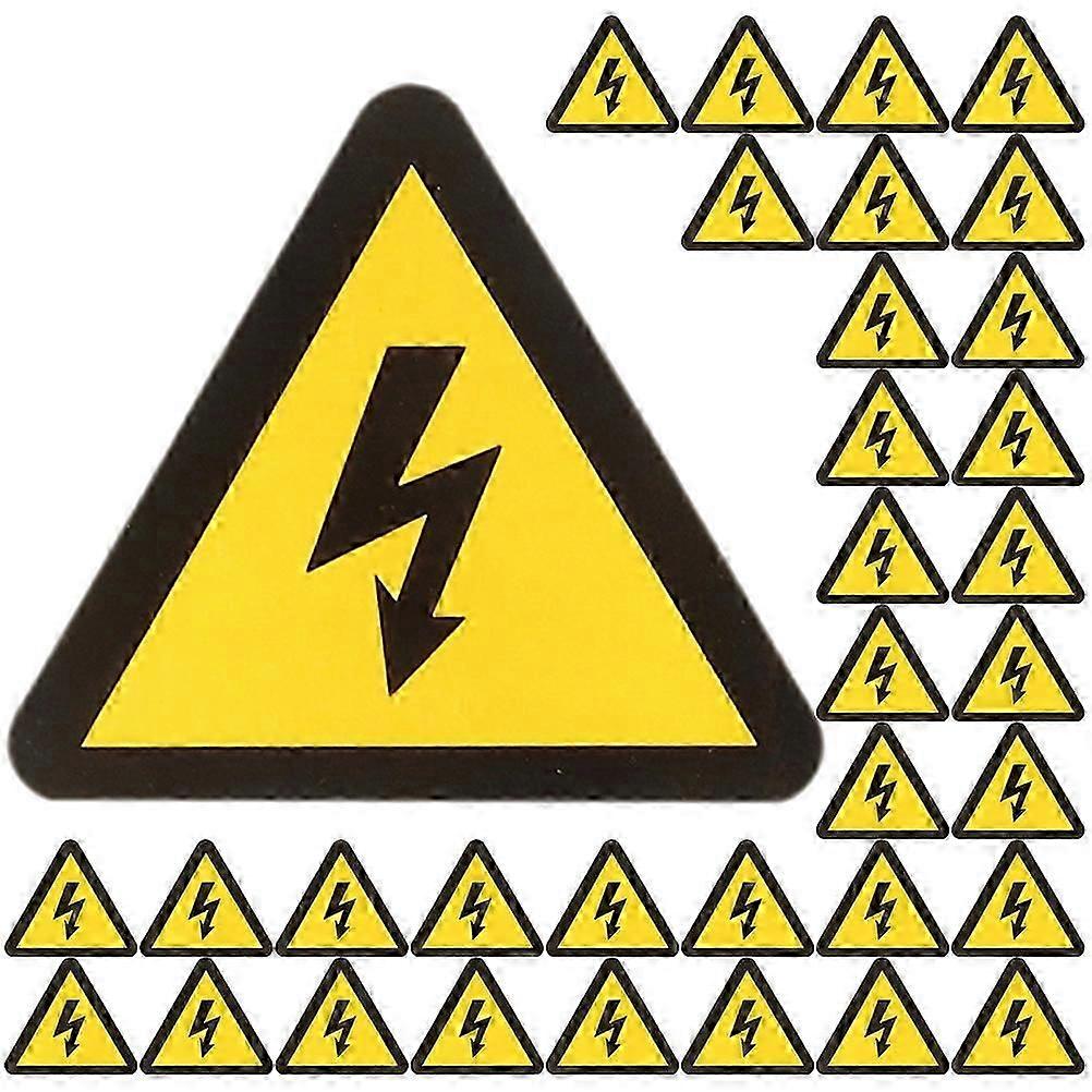 50 varoitustarraa Sähköiskujen merkit Sähköiskujen varoitustarrat Tarrat