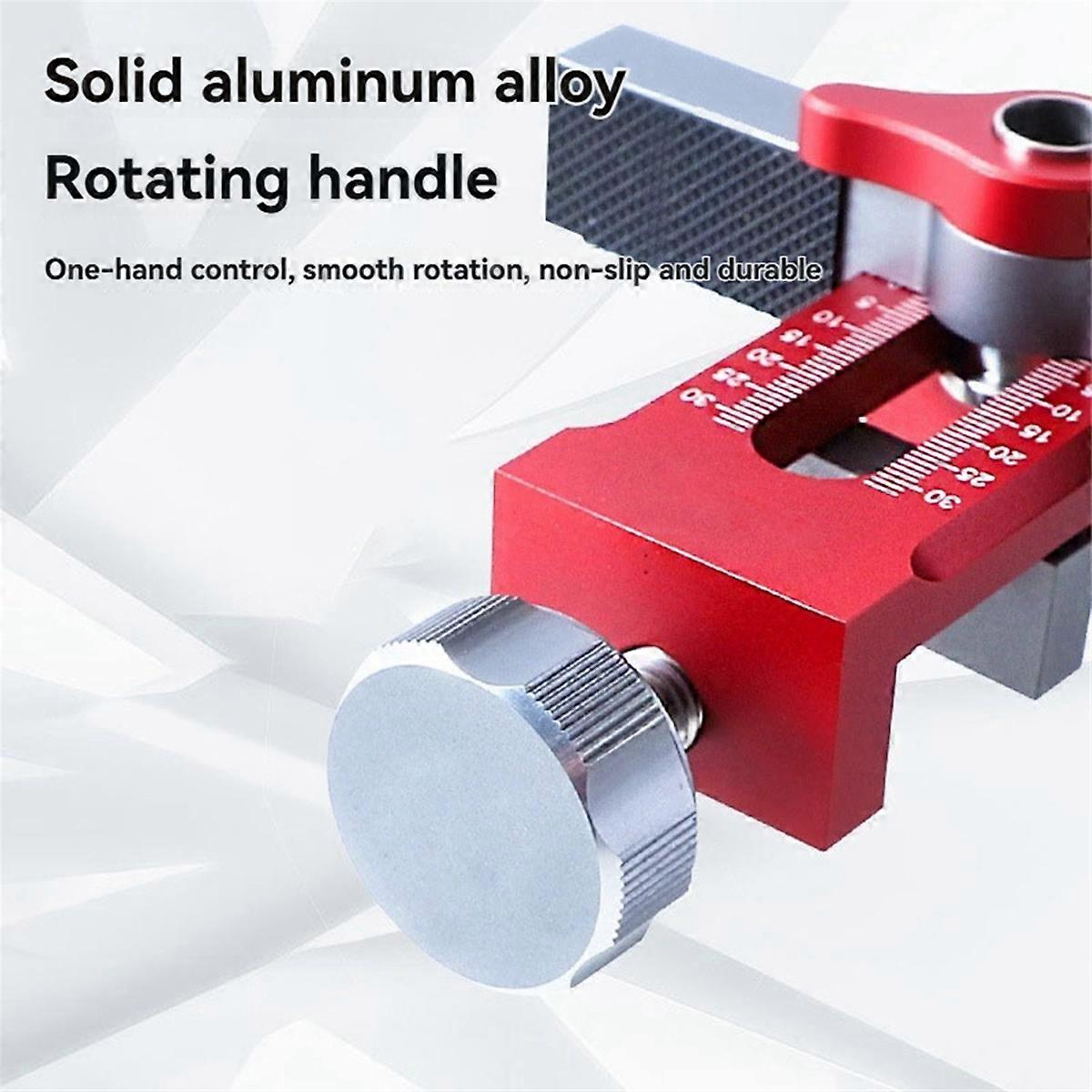 Cabinet Door Mounting Jig Quick Positioning Hole Opening Tool Adjustable Aluminum Cabinet Portable Cabinet Mount Locator
