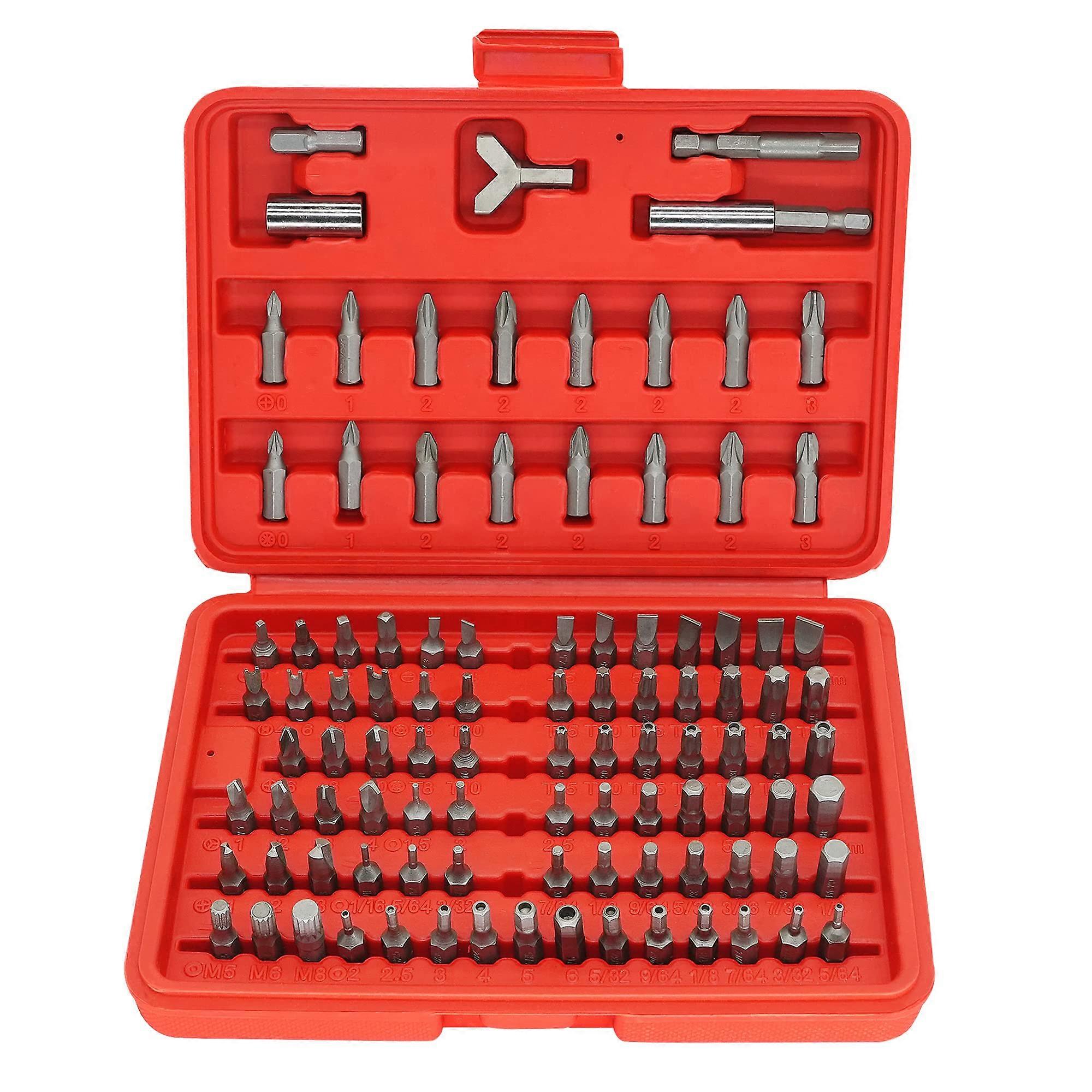 100 Pcs Security Screwdriver Bit Set for Impact Driver and Drill