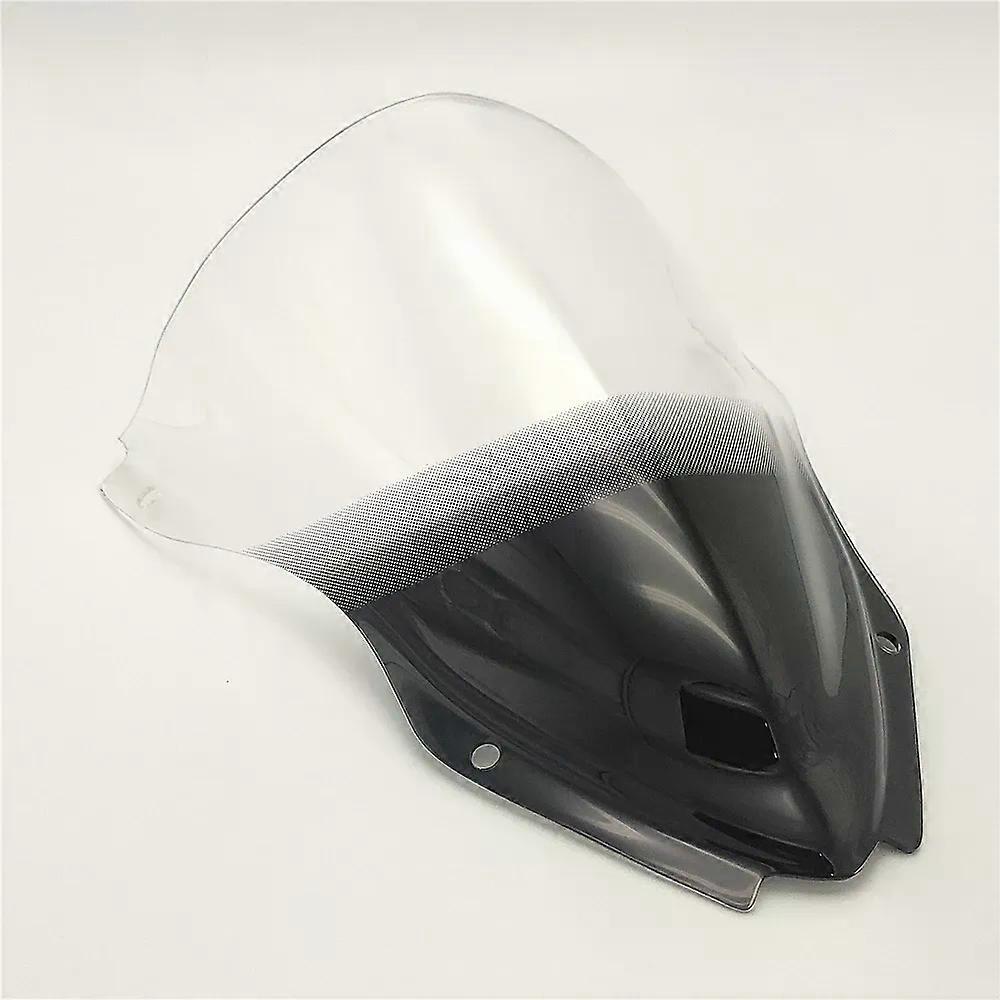 Smoke Black Windshield Wind Deflectore Motorcycle compatible for ZX10R ZX 10R 2017-2018-2019-2020 Bubble Windscreen Spoiler Visor MAXP