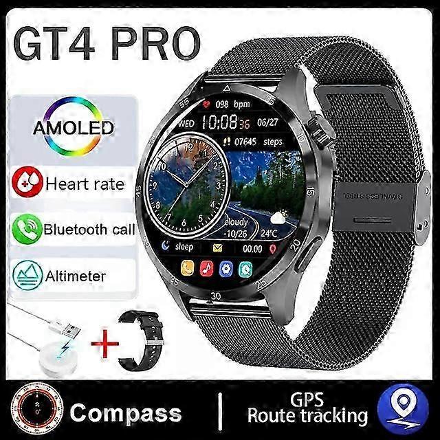 ل Huawei GT Series Smart Watch للبالغين GPS Tracker NFC HD شاشة بلوتوث مكالمة معدل ضربات القلب مقاوم للماء SmartWatch 2024 جديد