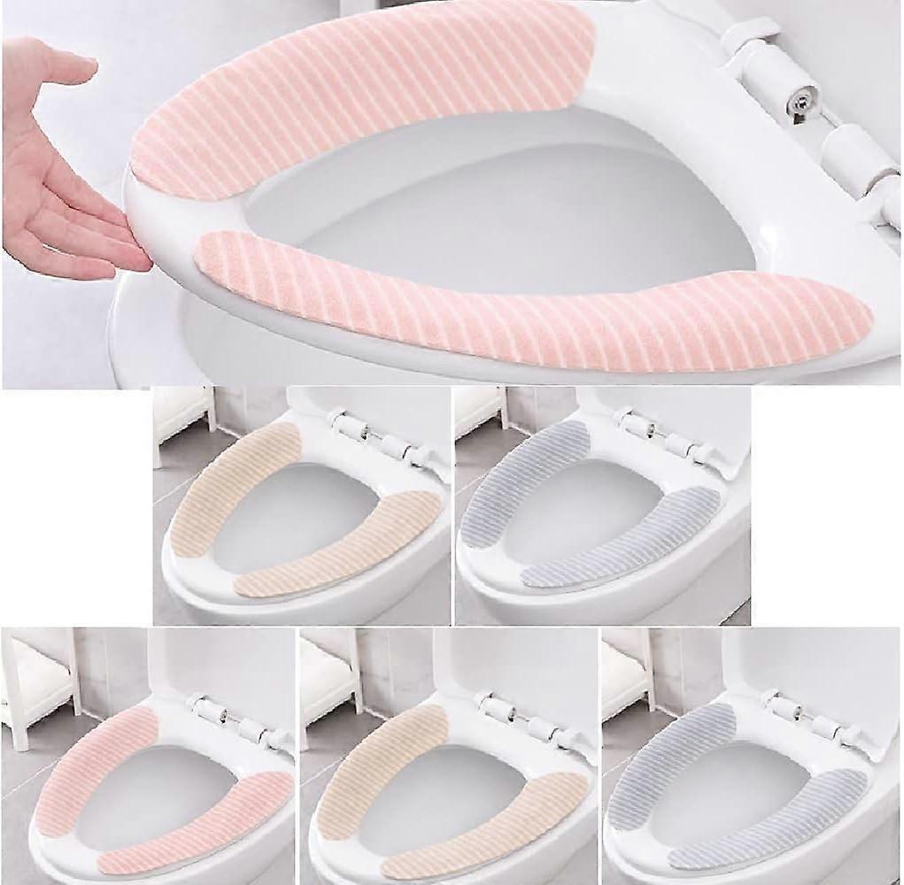 Portable Toilet Seat Cover, Snaps Fixed Stretchable for Secure Fit and Convenient Cleaning, Premium Plush for All-season Comfort