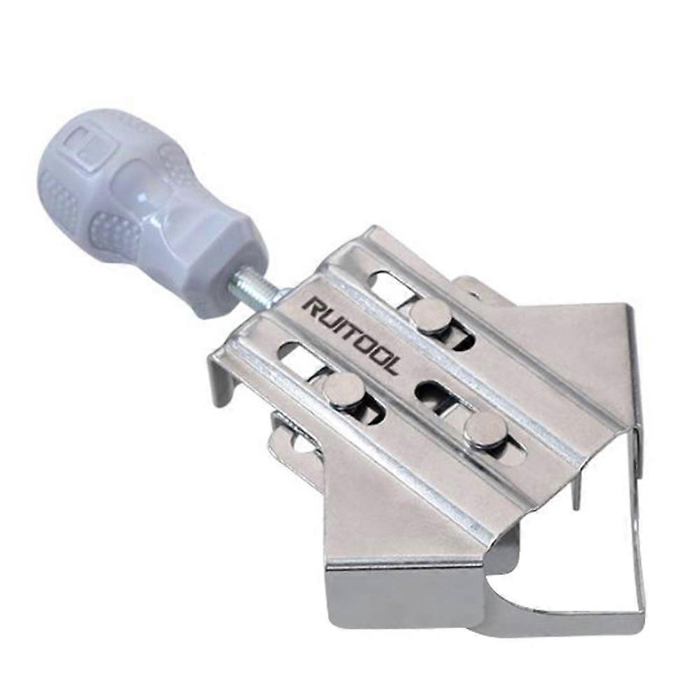 Stainless Steel Right Angle Clamp Versatile Woodworking Tool for Precise 90-Degree Fixing Clamp for DIY Photo Frame Quick Assembly Projects