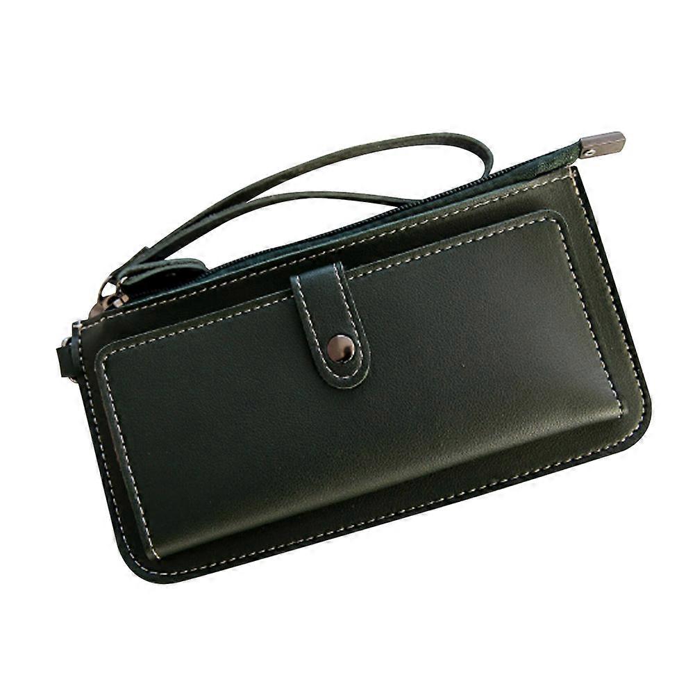 Women's long and short wallets embroidered animal clutch student PU card holder wallet