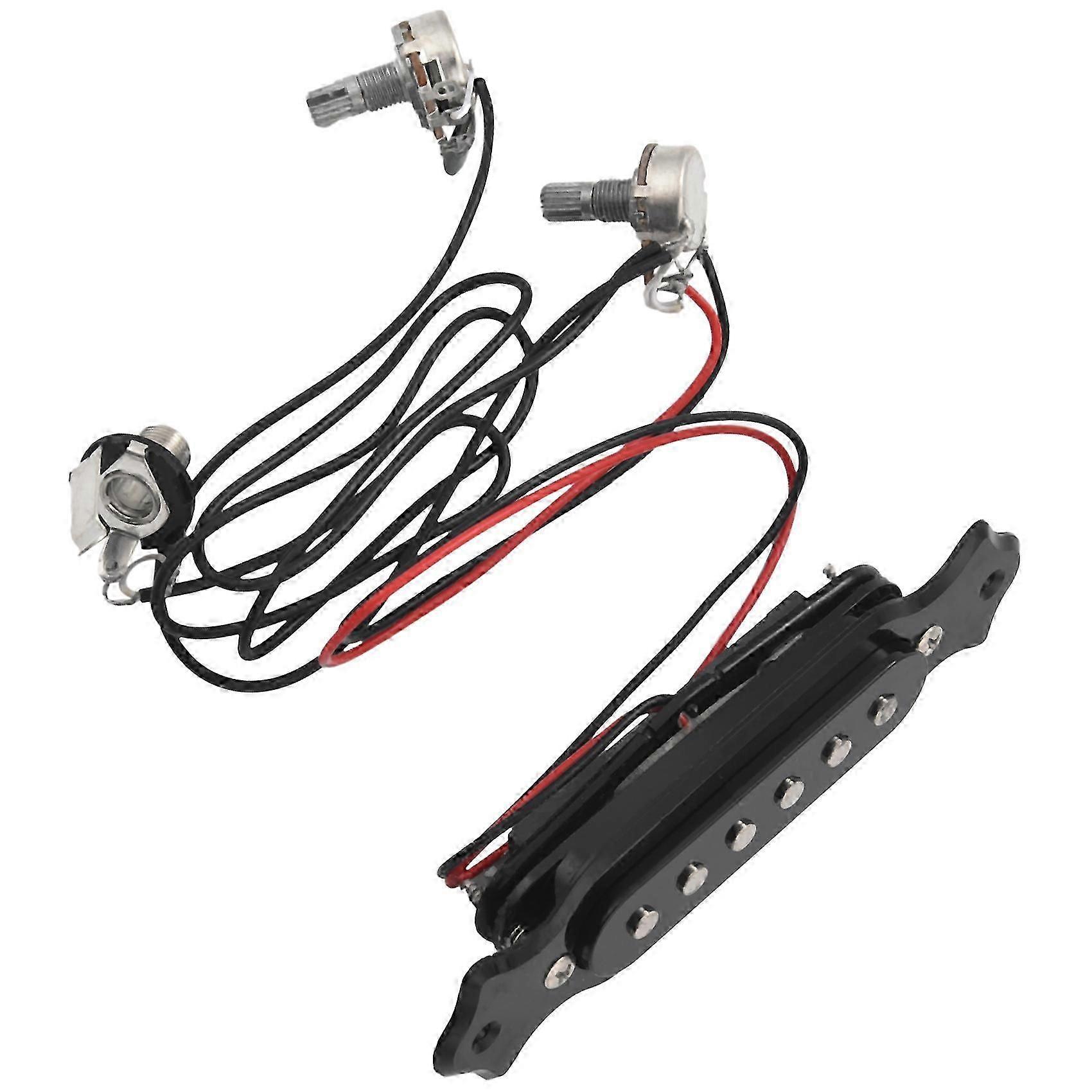 Magnetic acoustic pickup compatible with guitar