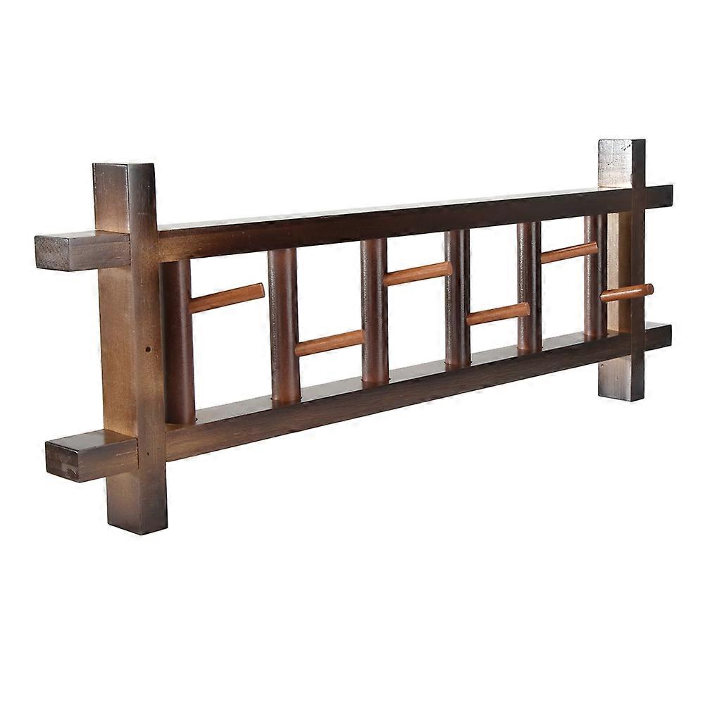 6-Hook Wall-Mounted Coat Rack For Bedroom Organizer Space-Saving Wall Hanger