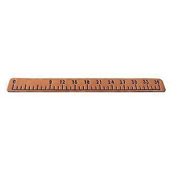 Fish Ruler with Self Adhesive Backing  Foams Fish Measuring Ruler Fish Measurement Tape Sticker Tool Easy to Use  grey