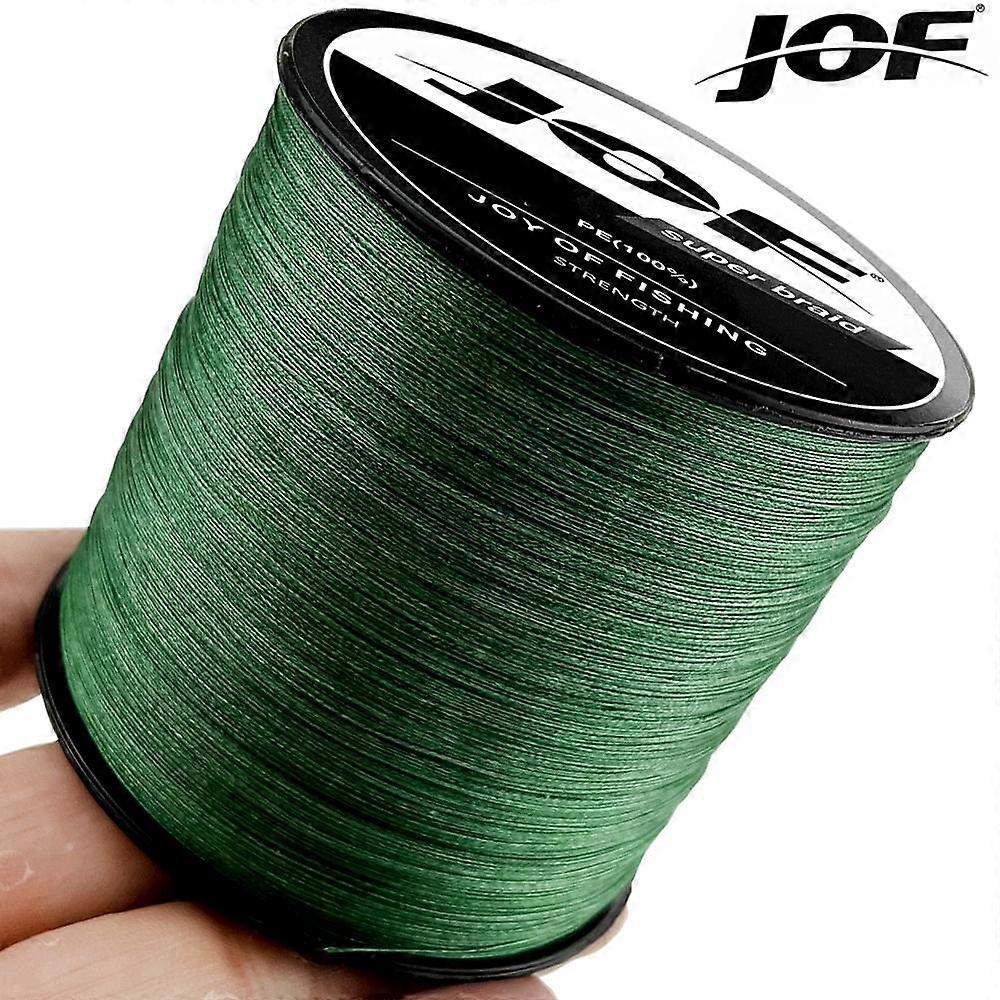 JOF X12 Super Strong 500M 12 Tråder Flettet Fiskesnøre Multifilament PE Line Saltvann Fiskeutstyr