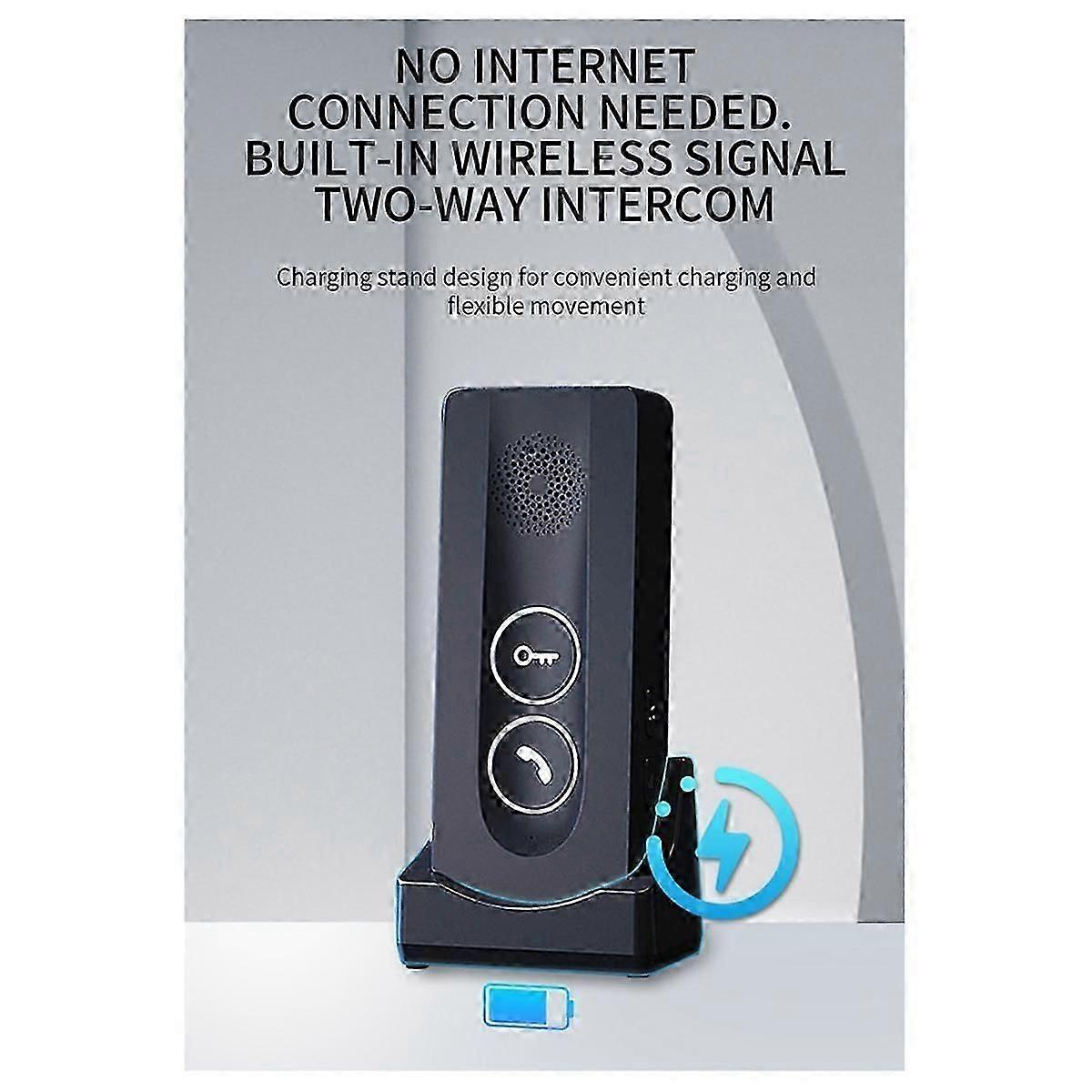 Exquisite New 800M Long Distance Outdoor Doorbell Wireless Intercom Door Phone Unlocking Two-Way Intercom 433