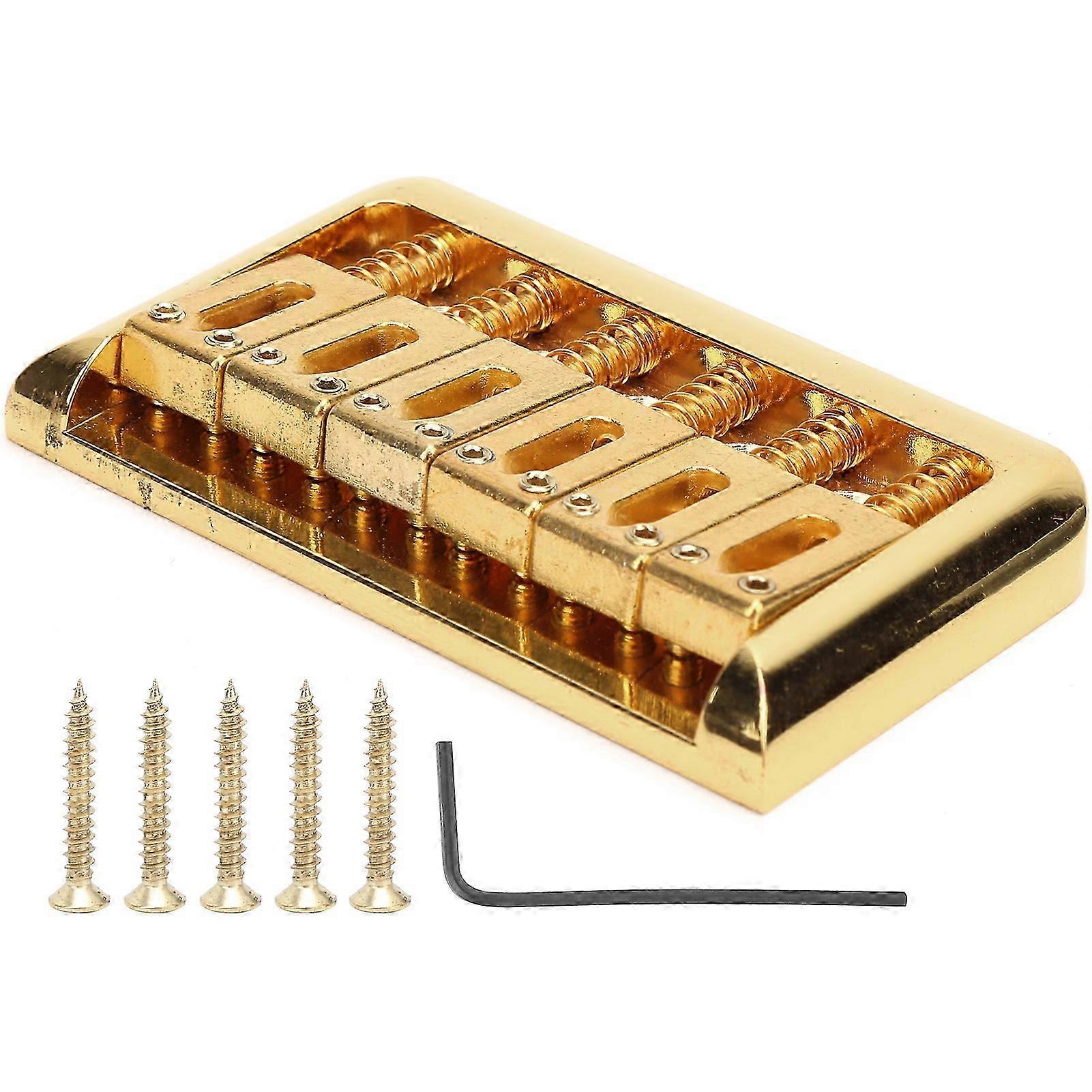 Electric Guitar 6 String Bridge Roller Tailpiece Hardtail Musical Instrument Accessories