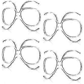 4 Pieces Prescription Ski Goggles RX Insert Optical Adaptor Ski and Snowboard Goggle Insert Adaptor Optical Insert