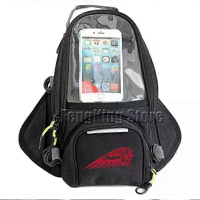 אופנוע מגנטי תיק רכיבה תיק ניווט דלק טנק תיק מסך גדול תואם הודי FTR 1200 S FTR1200 פחמן/ראלי ראשי VINTAG