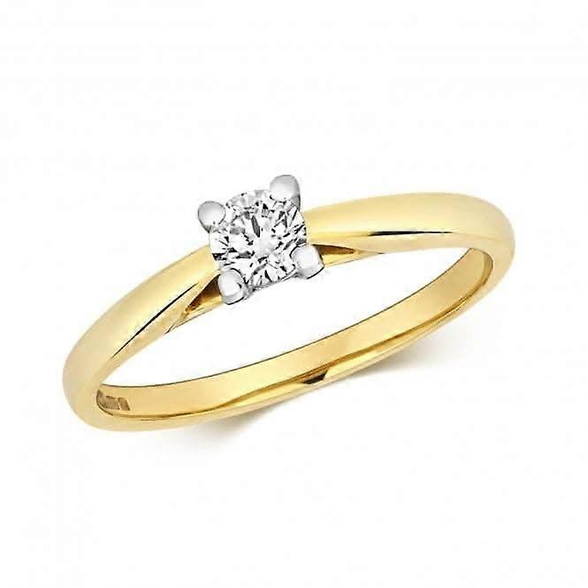 Diamond 4 Claw Solitare Ring RDQ219