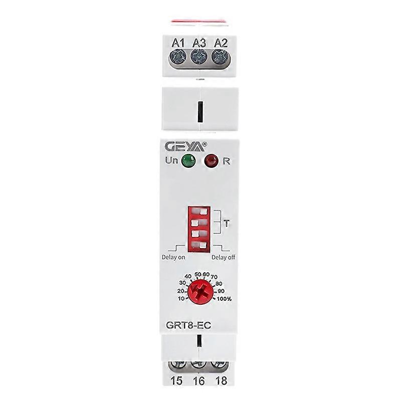 GRT8-EC 10A Dual Function Timer Relay on Delay or Off Delay Relay AC230V Time Relay