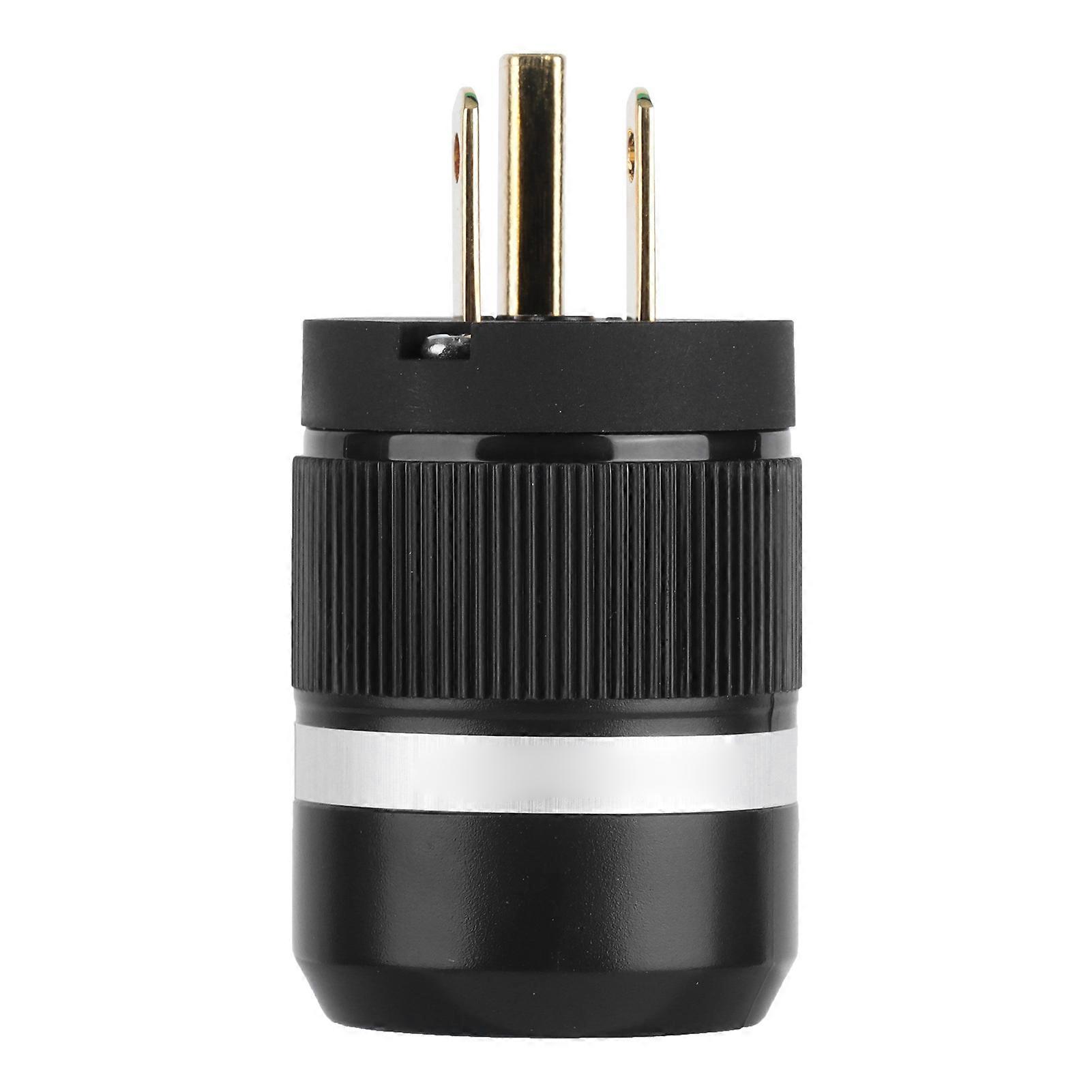 Monoso M100G Pure Copper GoldPlated Power Plug AC Connector Plug for o DIY Power Cord 15A