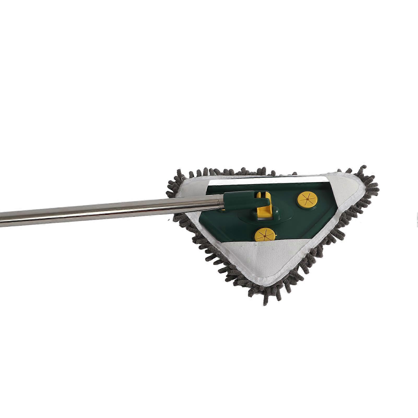 Wall Mop with Long Handle, Removable Triangle Head, 200g Cleaning Tool