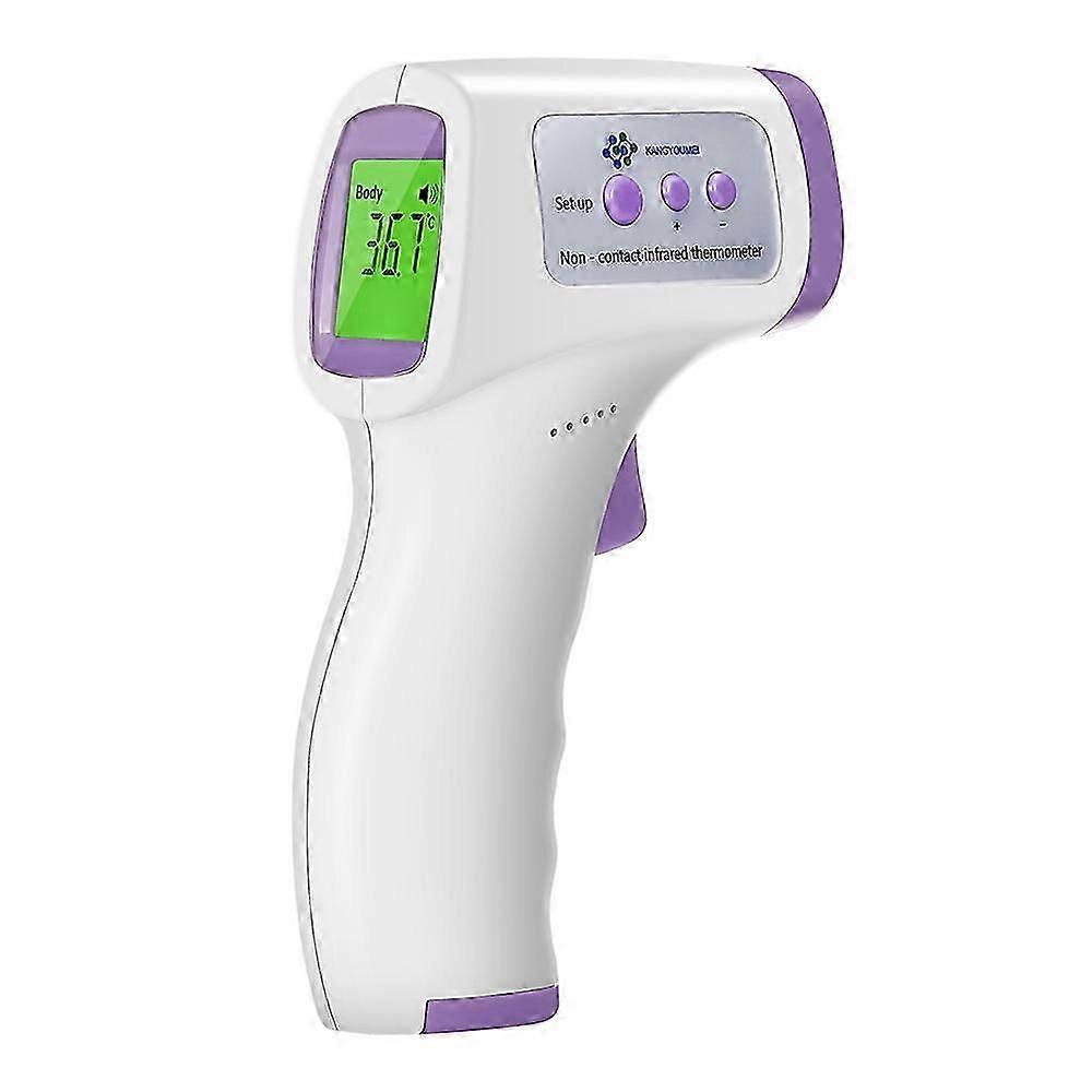 Infrared Forehead Thermometer, Accurate Digital Non-Contact Thermometer Temperature Measurement with LCD Display for Infants and Adults