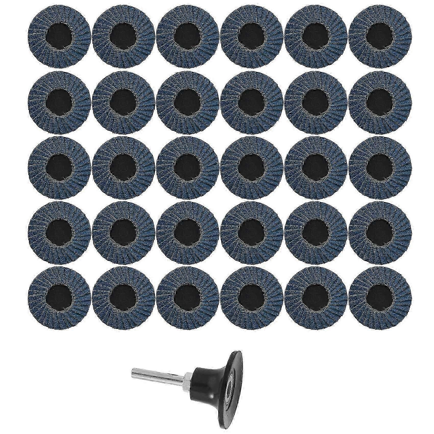 50mm 2 بوصة رفرف القرص صنفرة القرص ل رولور لفة قفل أدوات جلخ يناسب تلميع المعادن الحديد روس