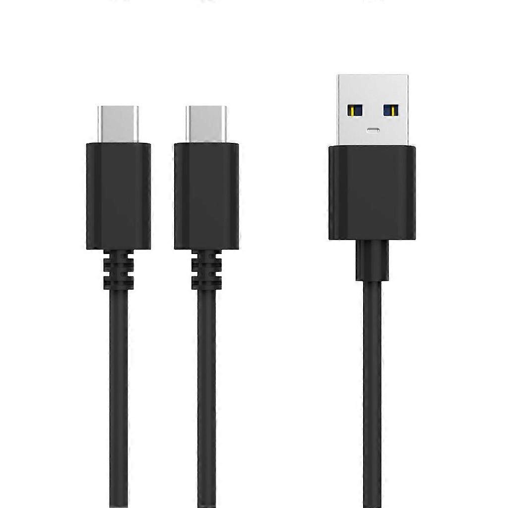 لسلك كابل شحن سريع USB من النوع C 3m 2 في 1 لمفتاح التحكم الجهد الزائد للهاتف المحمول للحماية