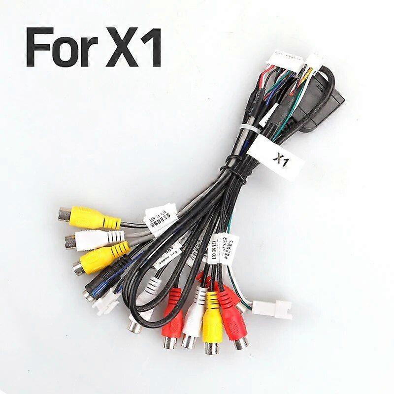Car Line Out Adapter 8 RCA AV Multi-functional Output Cable CD Player