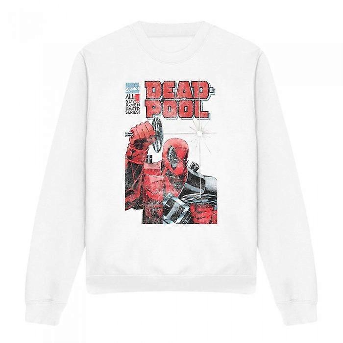 Deadpool Unisex Adult Comic Cover Sweatshirt