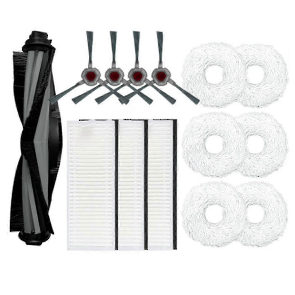 For Ecovacs Deebot N9 + Hepa Filter Main Side Brush Pad Mop Cloths