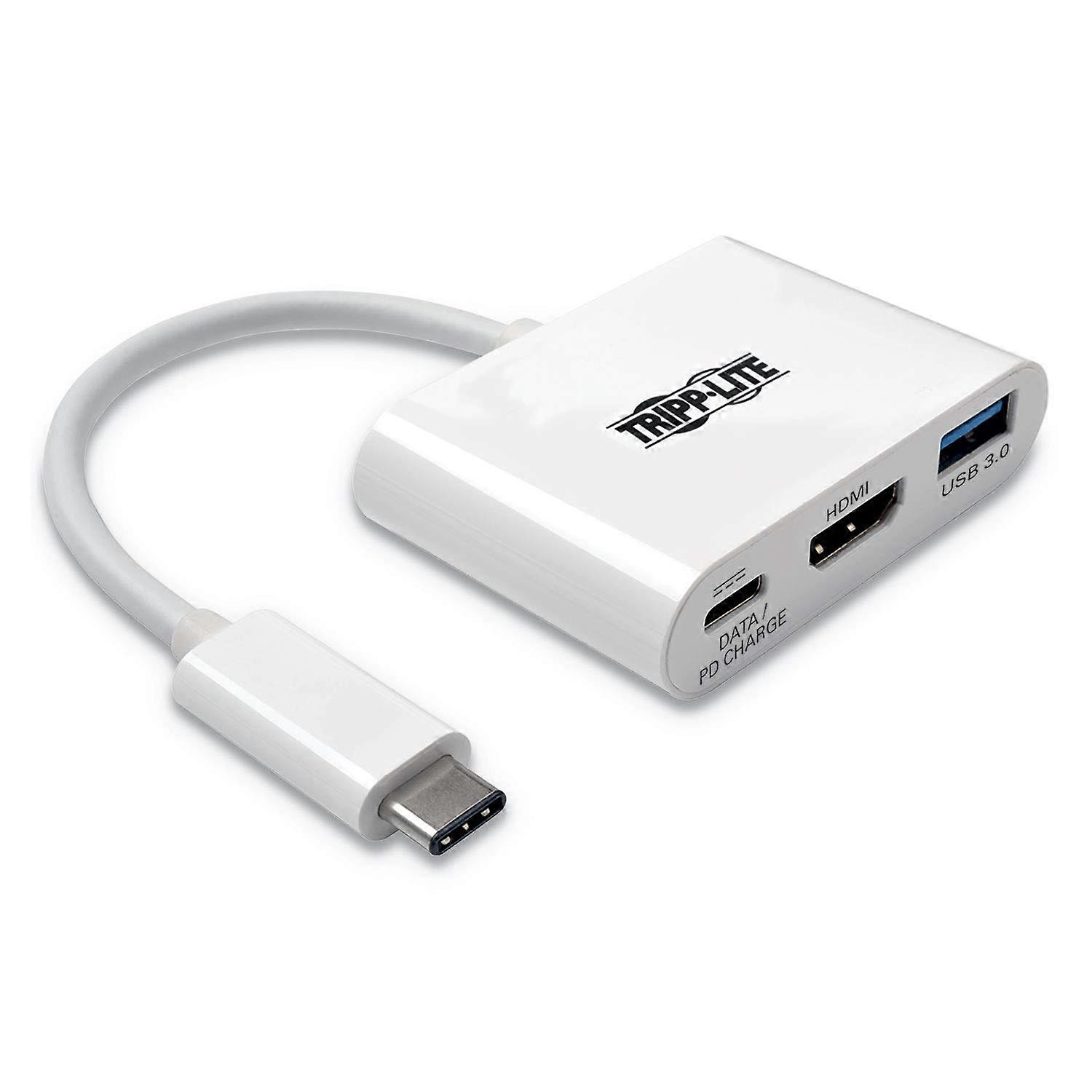 USB C to HDMI Multiport Video Adapter 4K 60Hz, USB-A Hub, USB-C Power Delivery, Compatible with Laptops and Monitors