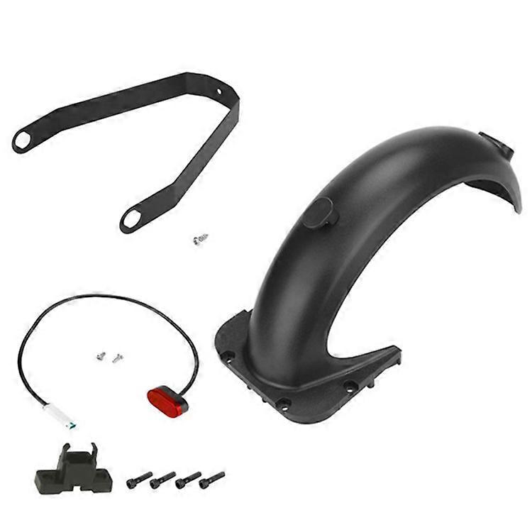 Compatible For Ninebot Max G30 Rear Fender + Fender Bracket + Taillight Electric Scooter Parts Kit