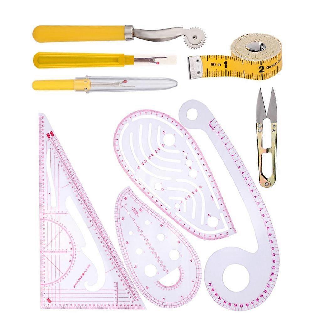 Curves Ruler Pattern Maker Hand Clothing Making Sewing Ruler Sewing Ruler Set