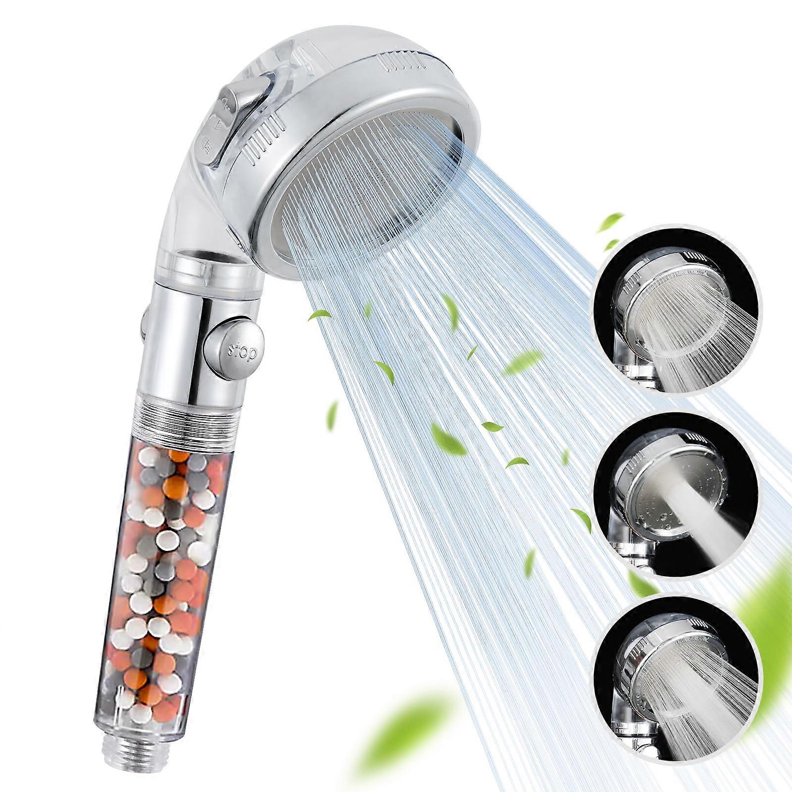 ESSBHACH Hand Shower with 3 Spray Modes, High Pressure, Filtered Water, Indoor/Outdoor Use, 5 ft Flexible Hose