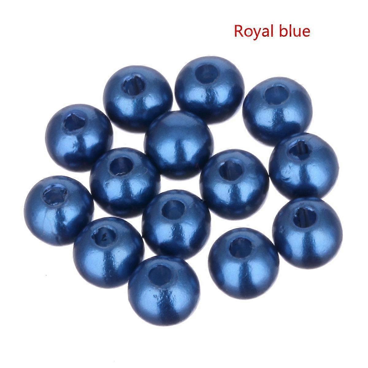 200PCS 6MM Bright Candy Color Acrylic Pears Spacer Loose Beads Jewelry Making