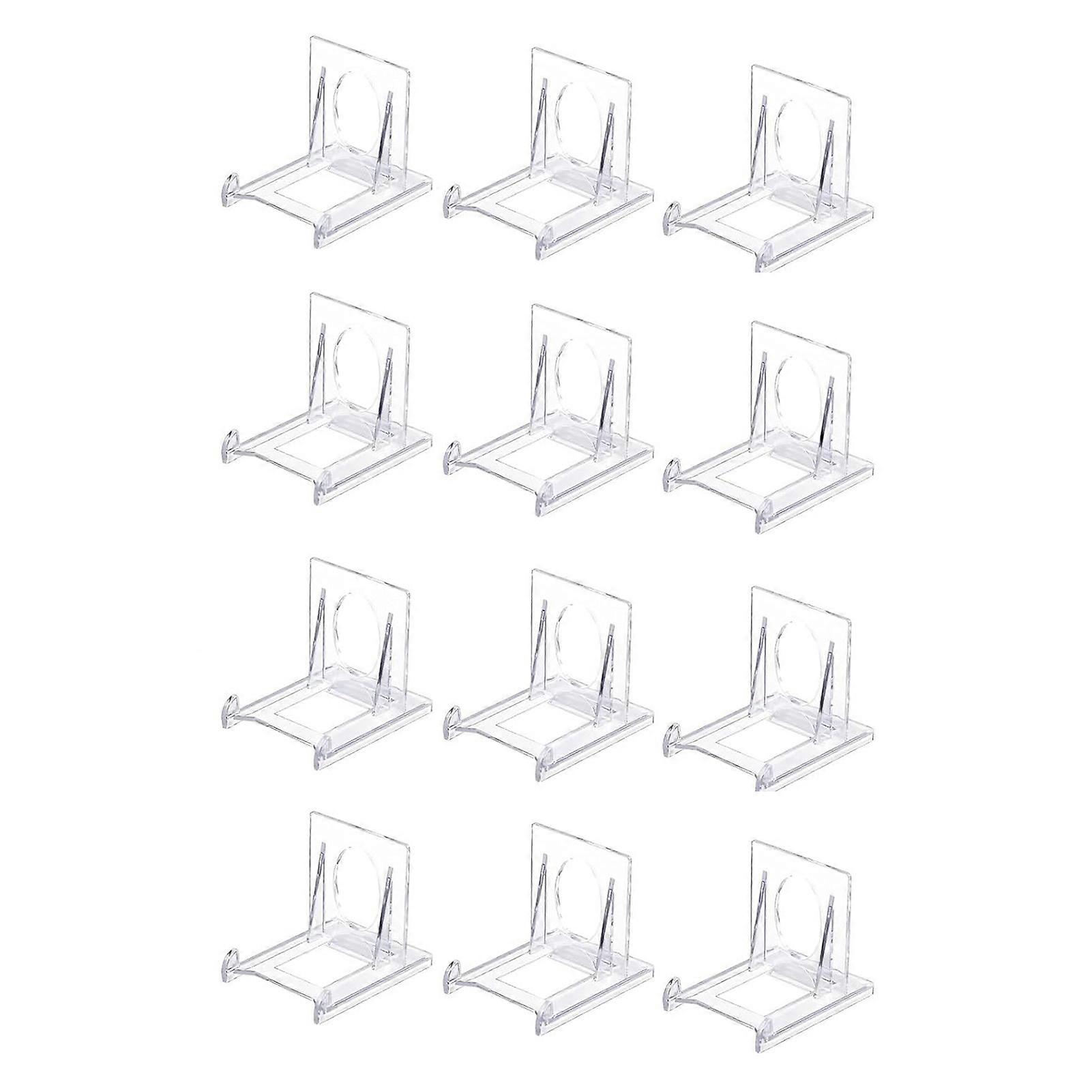 Clear Acrylic Bookend Display Stand Sturdy Base Provide Stability Bookend