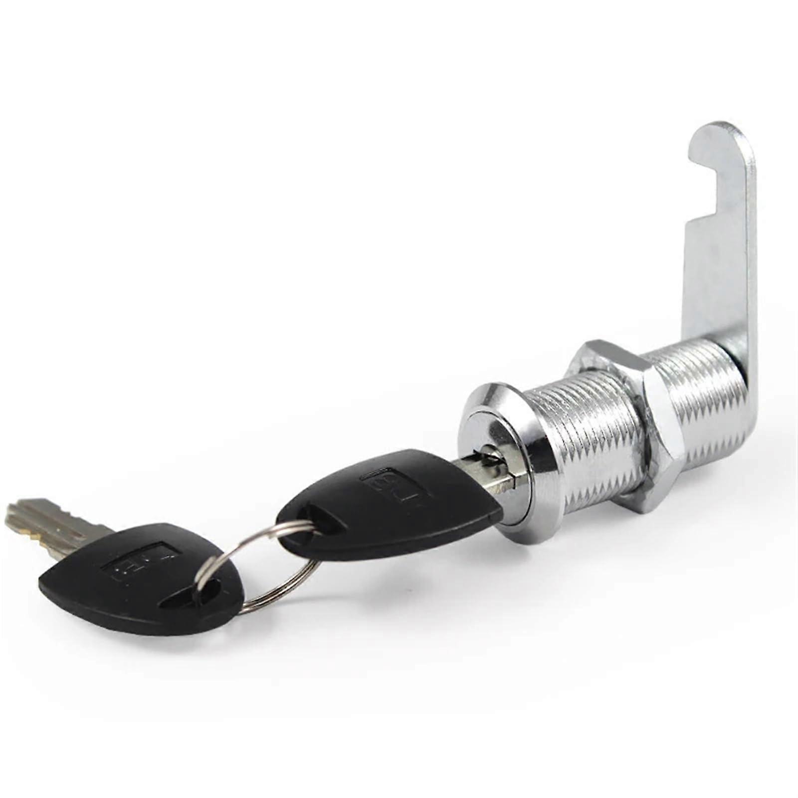 Cam Cylinder Lock For Cabinet Door Drawer Mailbox 20mm, Model 103, 1 Piece, Includes 2 Keys, Furniture Hardware