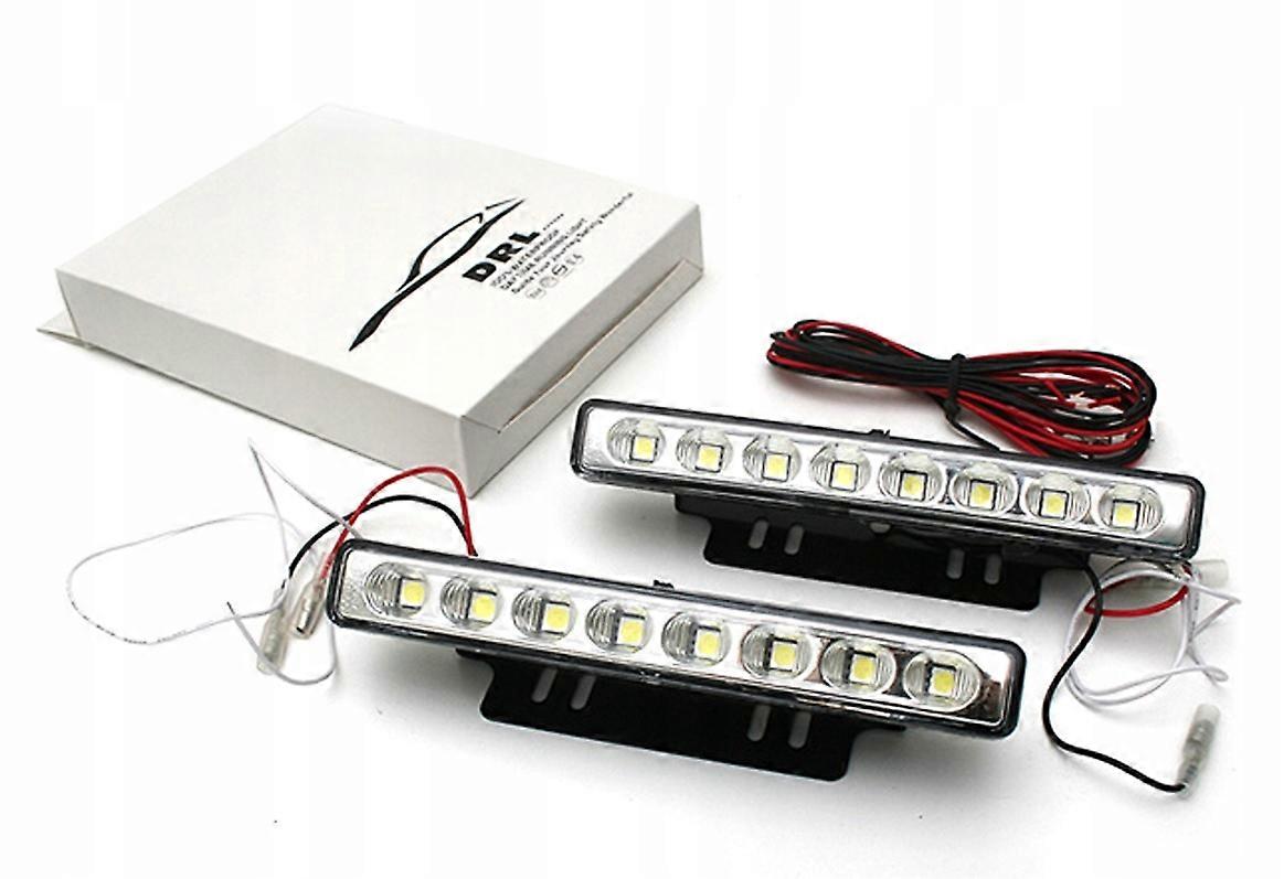 Daylights ! 2x8 Powerful Led Automatic Built-in Drl