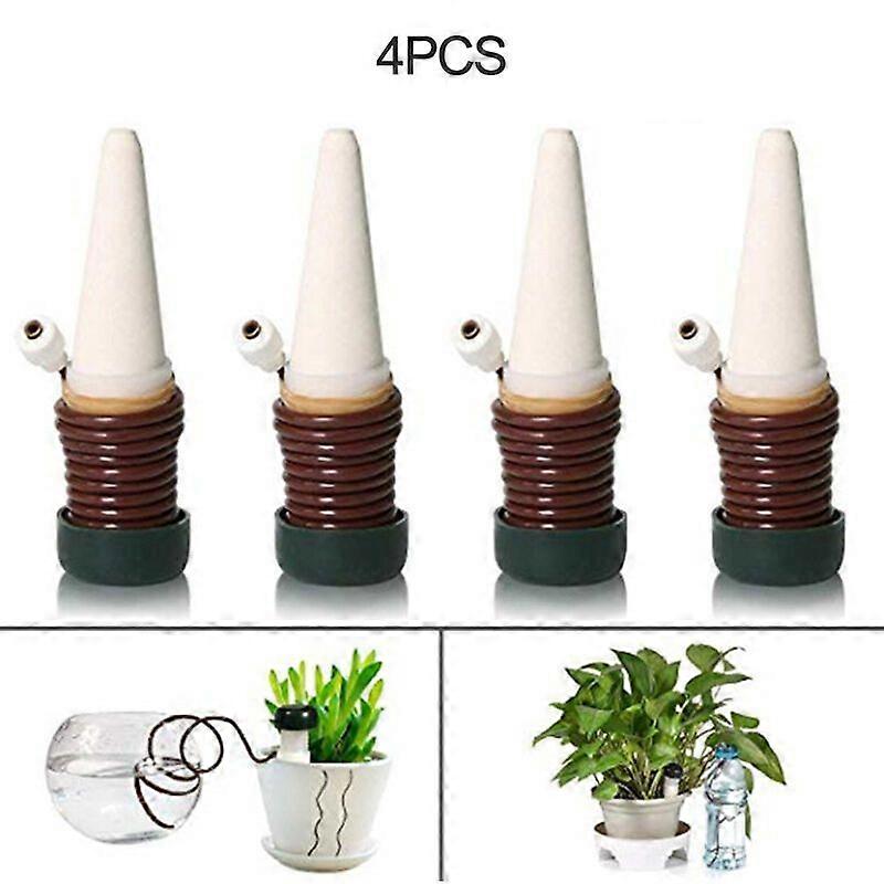 Automatic Ceramic Drip Irrigation Waterer 4pcs