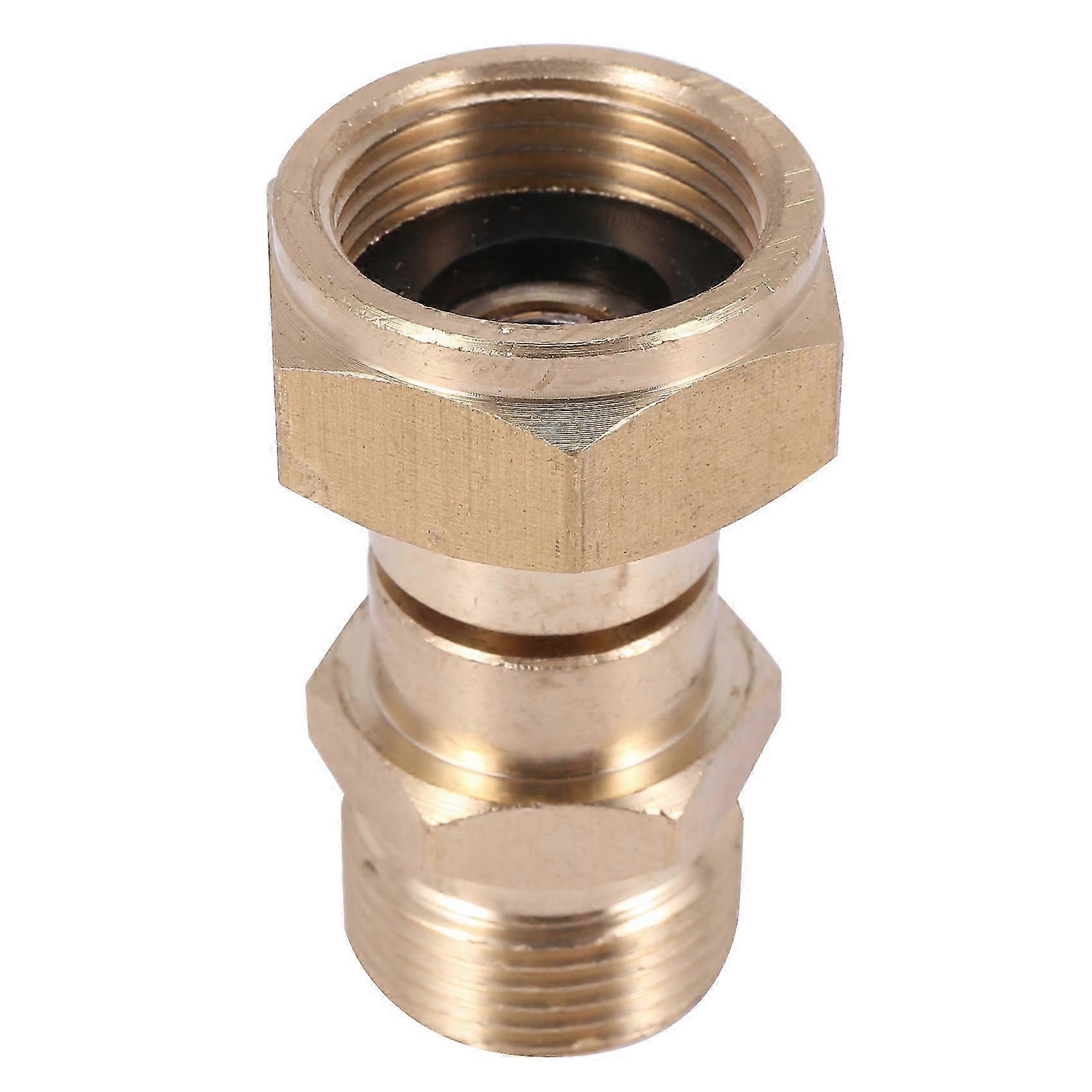 LM Pressure Washer Swivel Joint, Free To Hose Fitting, Anti Twist Metric M22 14Mm Connection, 3000 Psi EUX