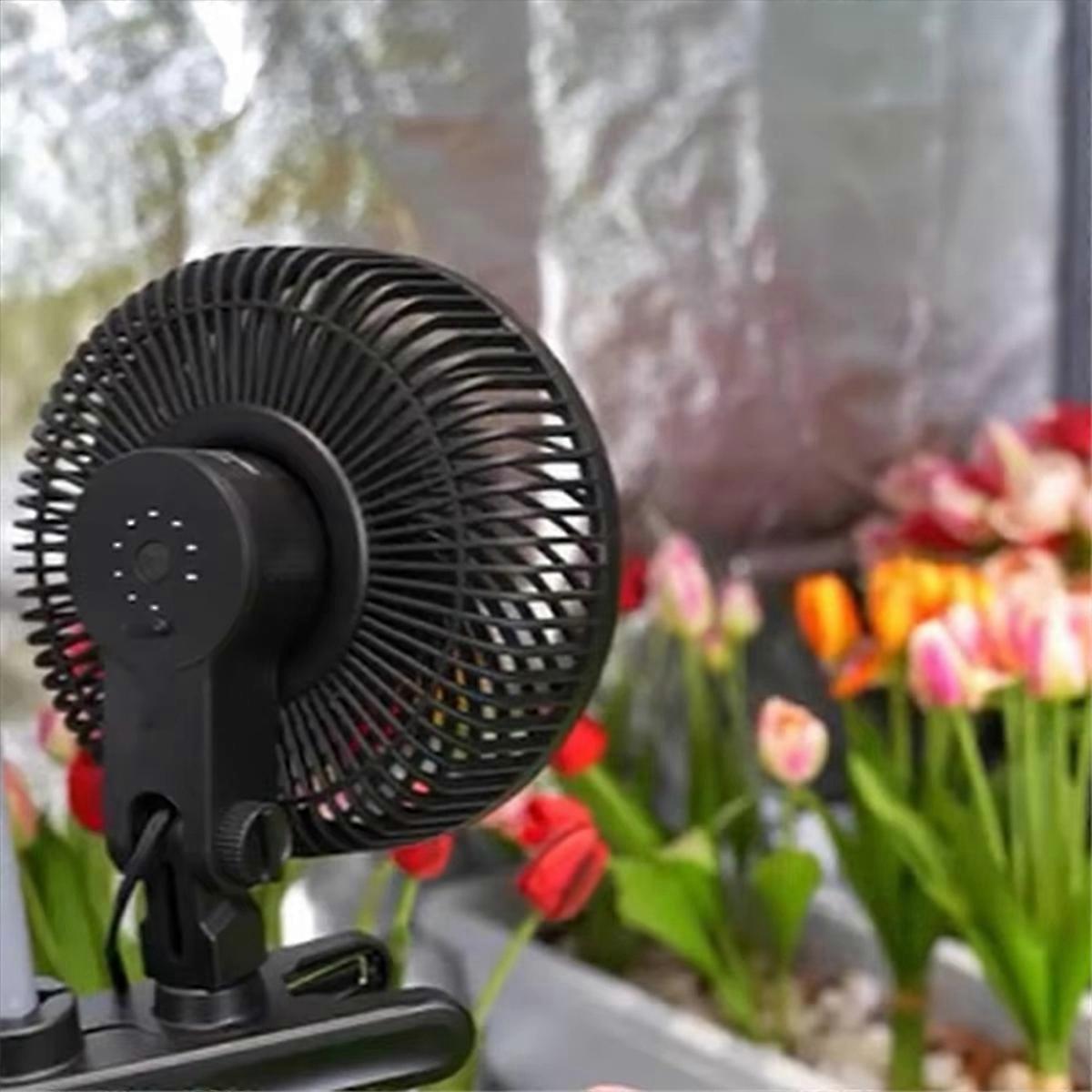 مروحة خيمة النمو المشبكية مقاس 6 بوصات بمحرك EC طويل العمر المعاد تصميمه (الاتحاد الأوروبي)