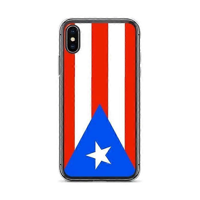Puerto Rico Flag Phone Case - iPhone X