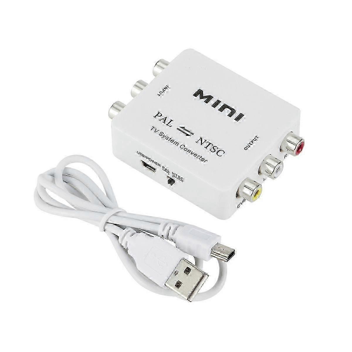 Mini Pal Ntsc Obojsmerný TV Konvertor Prepínač Pal To Ntsc Ntsc To Pal Dual-way TV Composi