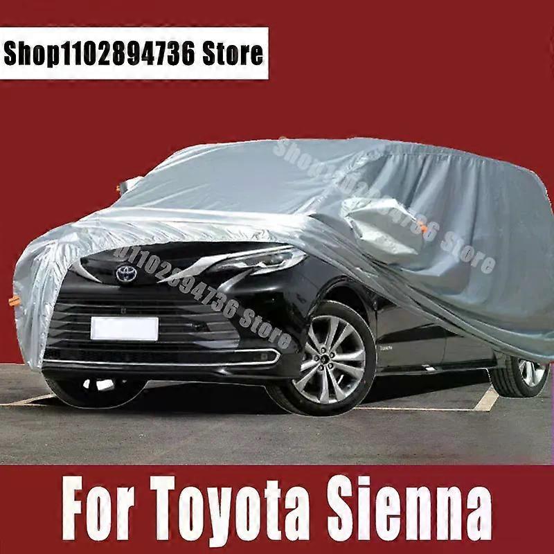 Για την Toyota Sienna αυτοκίνητο καλύπτει Υπαίθρια Ήλιος UV προστασία Σκόνη βροχής Χιόνι προστατευτικό Auto προστατευτικό κάλυμμα