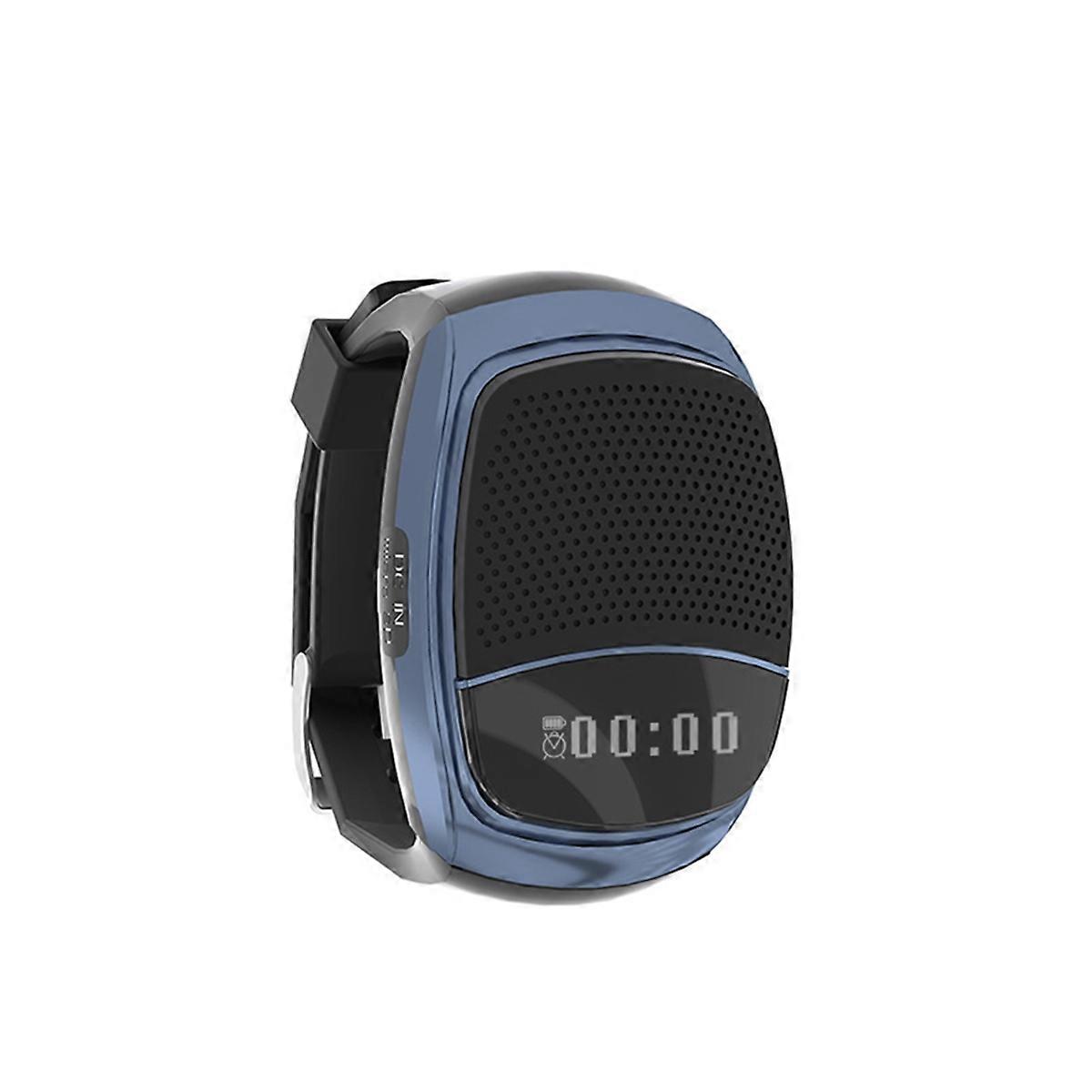 B90 Wristwatch with Bluetooth Speaker Support for TF Cards Blue