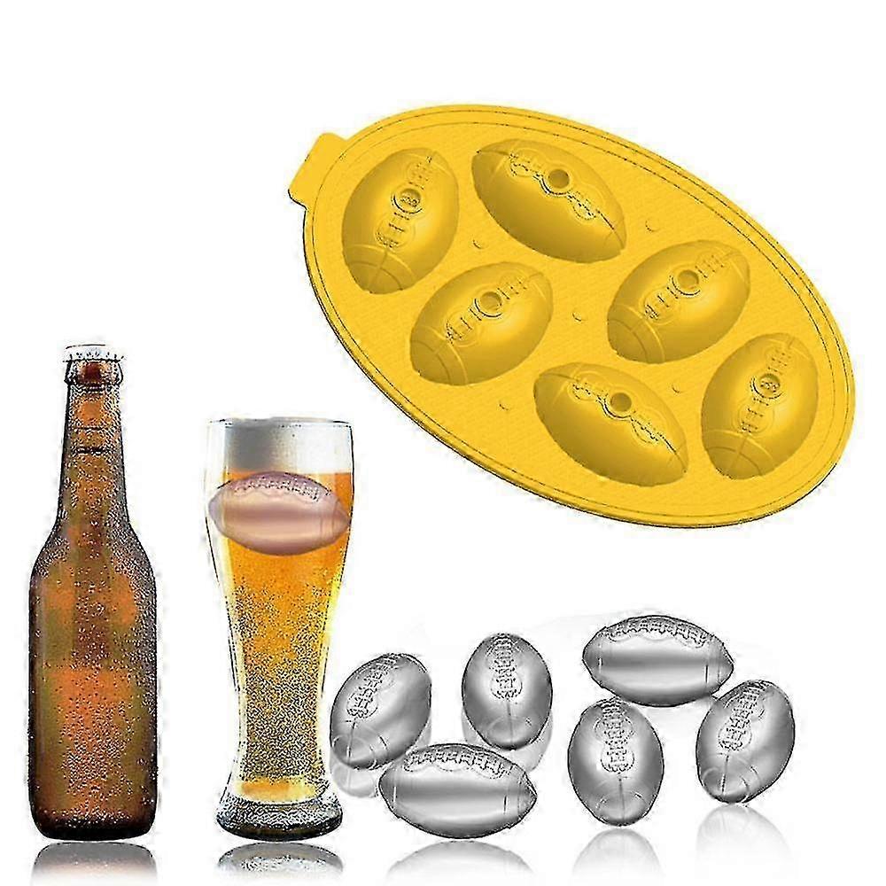 Ball Ice Molds Set Of 2, Easy Release Ice Cubes For Whiskey, Cocktails & Mixed Drinks - Orange