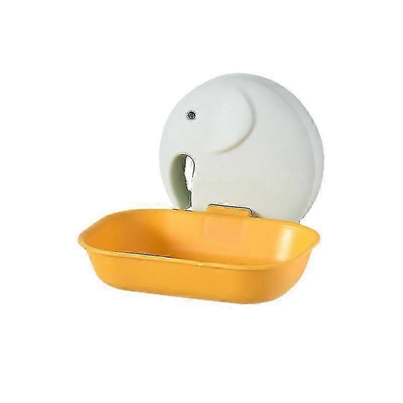 Wall-Mounted Soap Dish & Toilet Drain Rack Holder