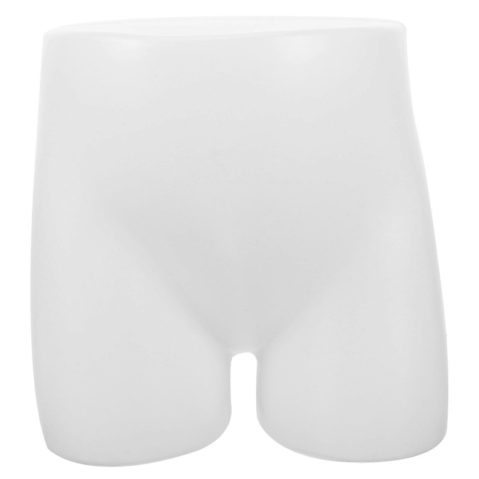Underpants Display Mannequin Lightweight PE Hip Model for Underwear Presentation Easy to Clean