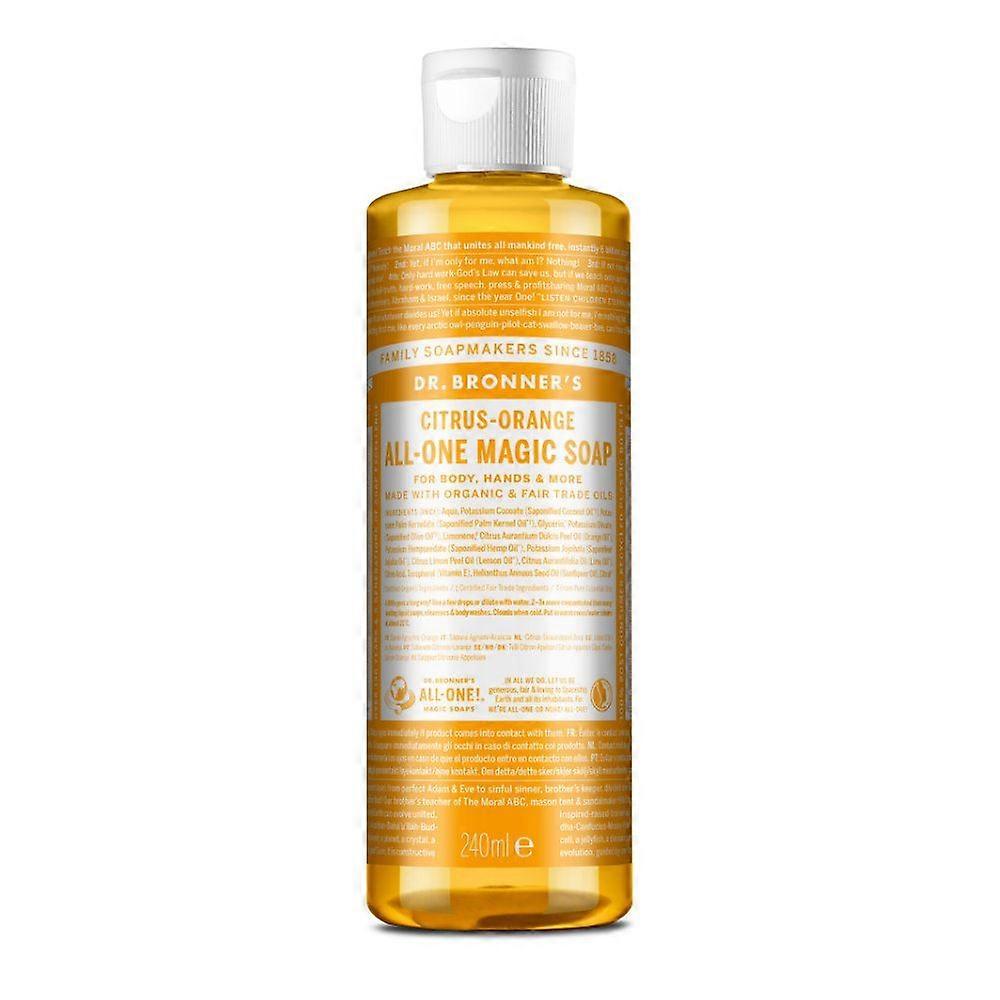 Dr Bronner Org All One Magic Citrus Liquid Soap 240ml