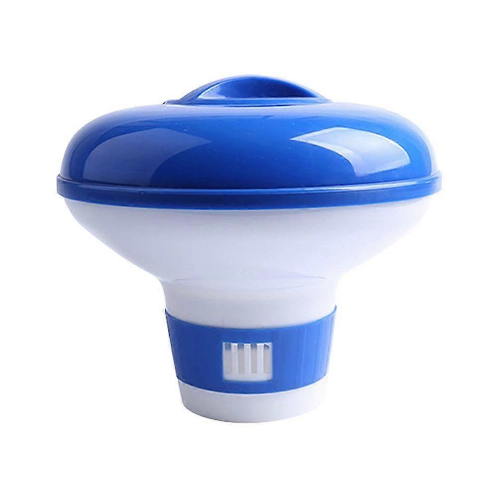 Floating Swimming Pool Chemical Floater Dispenser for Chlorine and Bromine Tablets, Adjustable Size, Durable Plastic, I2F8 Model