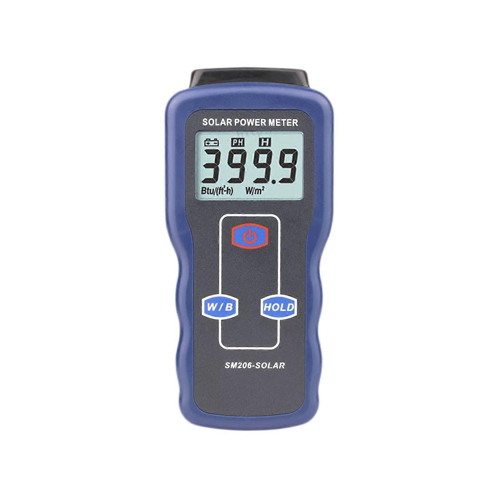 Solar Light Meter Portable Handheld Digital Sunlight Meter for High Precision Solar Irradiance Measurement Widely Used