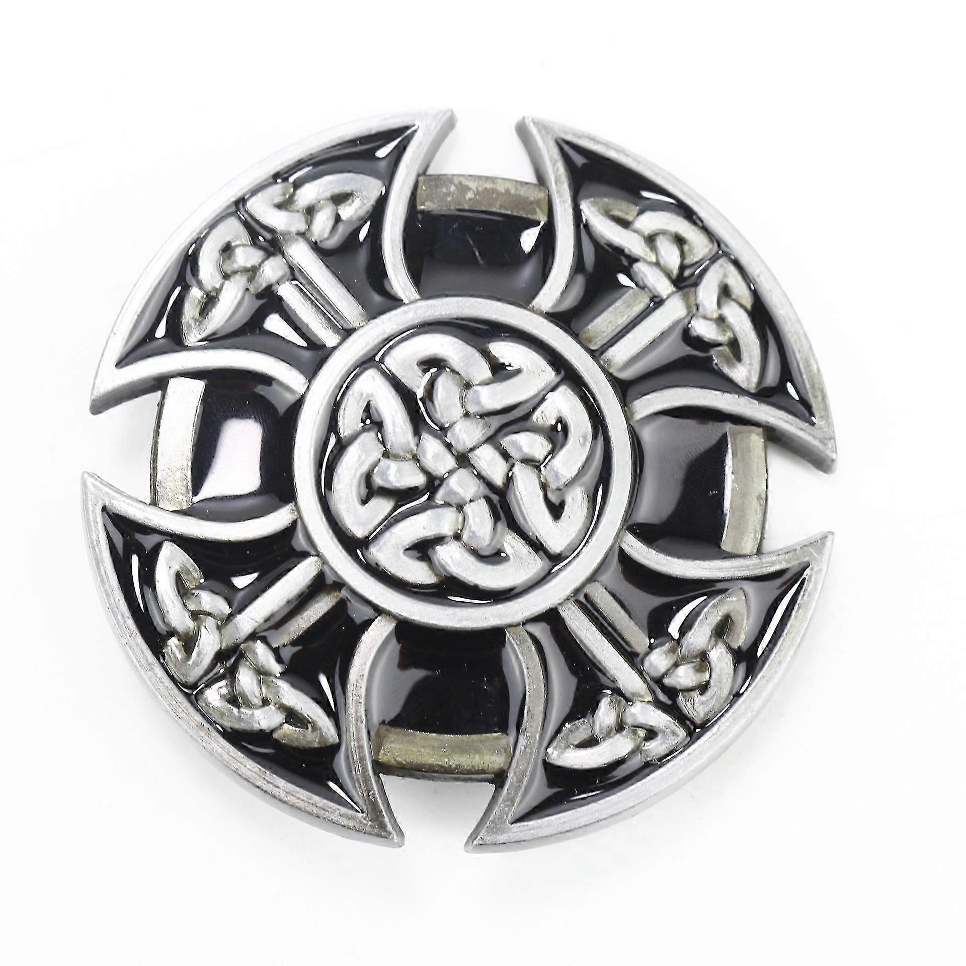 سلتيك الصليب حزام مشبك معدني دبوس إغلاق حزام راكب الدراجة النارية ثلاثي السائقين